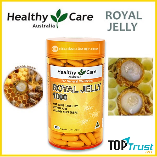 Sữa Ong Chúa Healthy Care Royal Jelly 1000mg