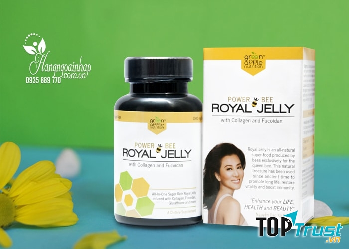 Sữa Ong Chúa Kỳ Duyên Power Bee Của Green Apple Nutrition 60 Viên: