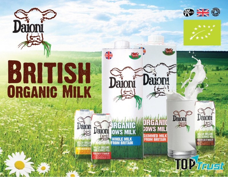 Sữa organic Daioni