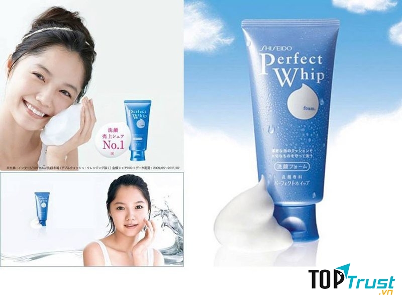 Sữa rửa mặt Senka Perfect Whip.