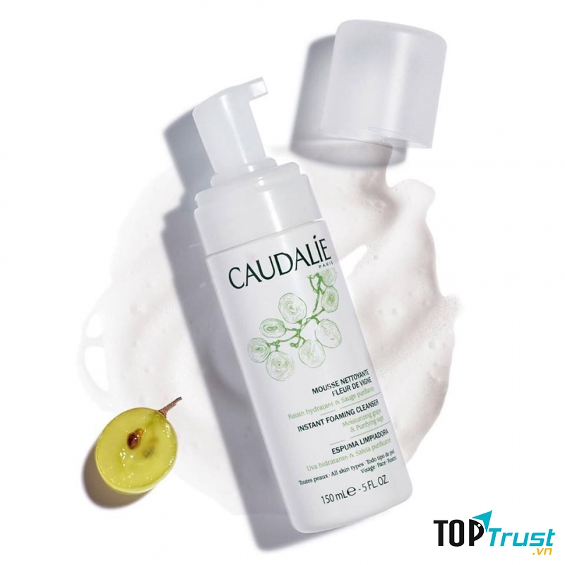 Sữa Rửa Mặt Caudalie Instant Foaming Cleanser Pháp