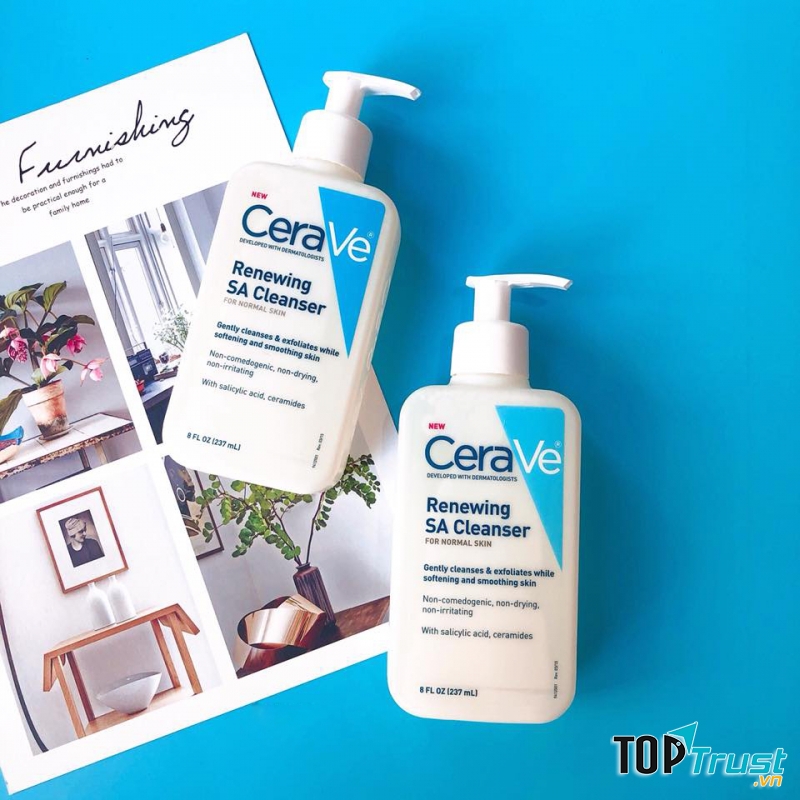 Vì sự tác động nhẹ nhàng của Renewing SA Cleanser nên không gây ảnh hưởng đến lớp biểu bì sâu bên trong, duy trì các chức nắng tự nhiên da.