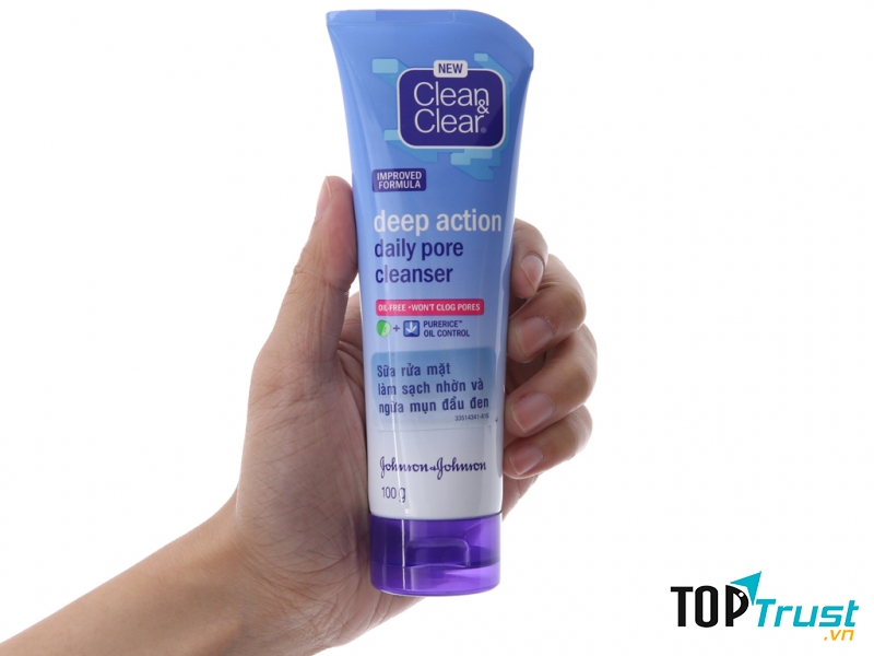 Sữa rửa mặt hàng ngày sạch sâu lỗ chân lông CLEAN & CLEAR 100G
