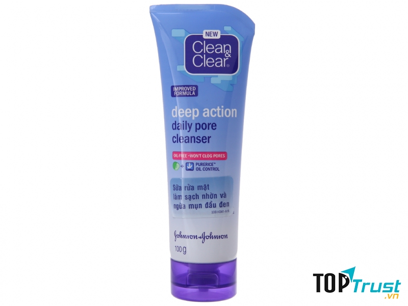 Sữa rửa mặt hàng ngày sạch sâu lỗ chân lông CLEAN & CLEAR 100G