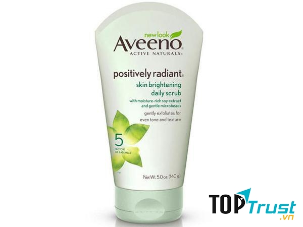 Sữa rửa mặt có hạt Aveeno Positively Radiant Skin Brightening