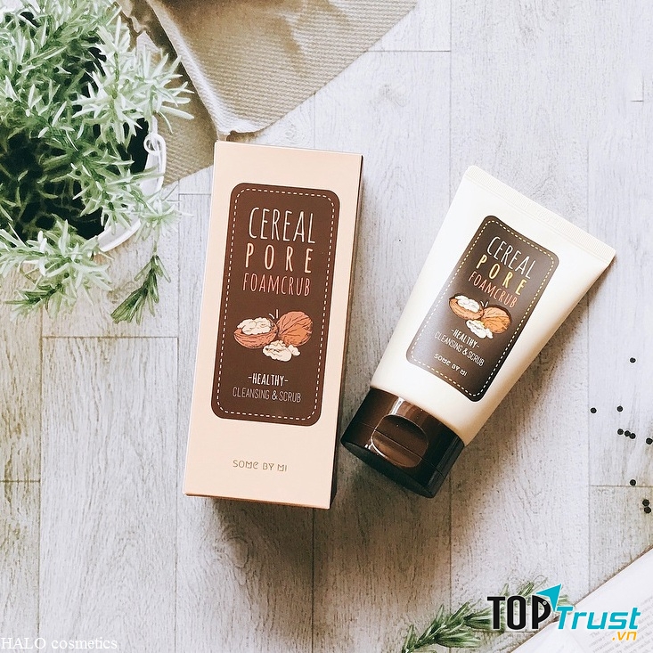 Sữa rửa mặt có hạt Some By Mi Cereal Pore FoamCrub