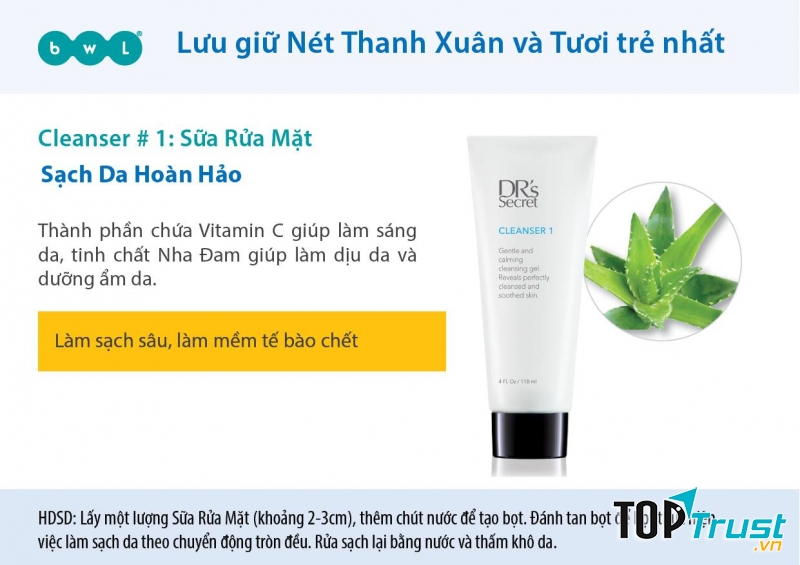 Sữa Rửa Mặt – DR’s Secret Cleanser