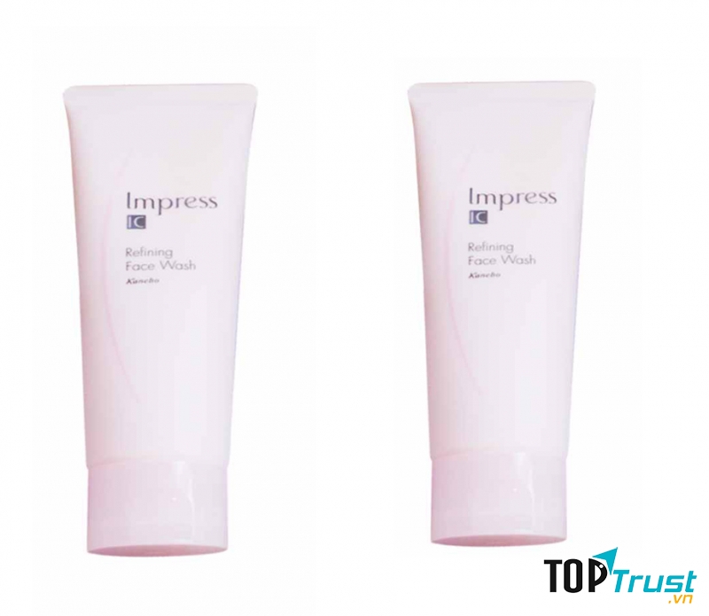 Sữa rửa mặt dưỡng ẩm, chống lão hóa-Kanebo Impress IC Refining Face Wash – SKC0406