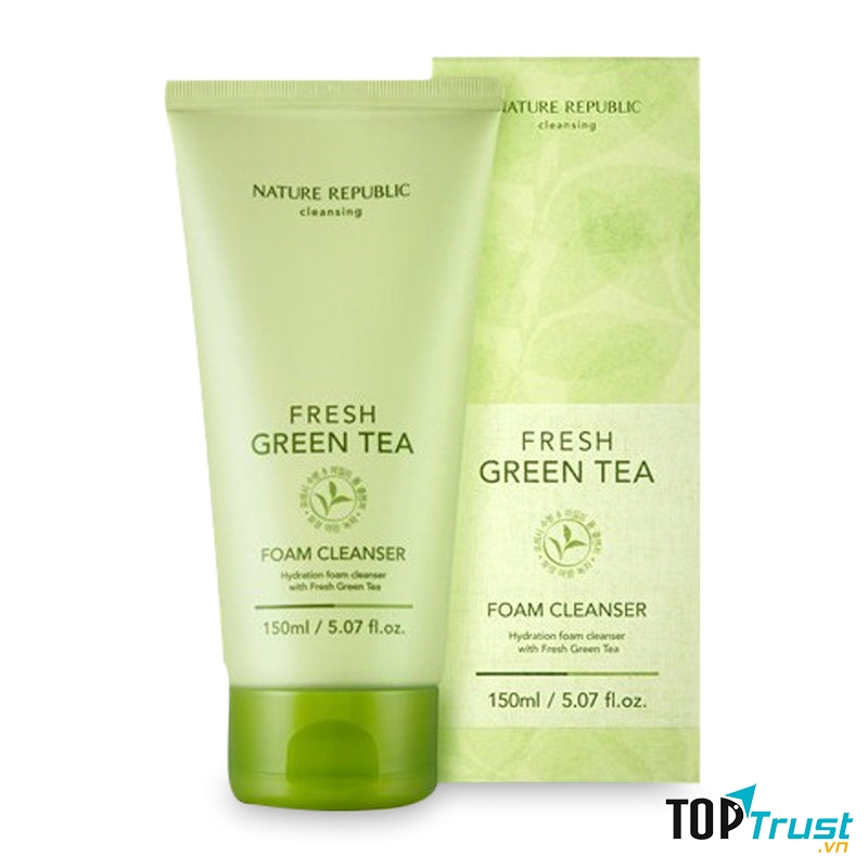 Sửa rửa mặt  Fresh Green Tea Foam Cleanser làm sạch sâu hiệu quả, giúp loại bỏ bụi bẩn gây mụn và lão hoá, nhưng lại dịu nhẹ với làn da của nàng.