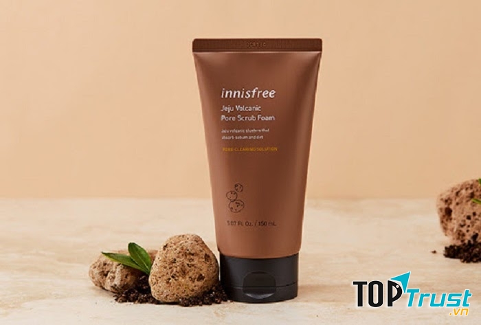 Sữa rửa mặt Innisfree Jeju Volcanic Scrub Pore Foam