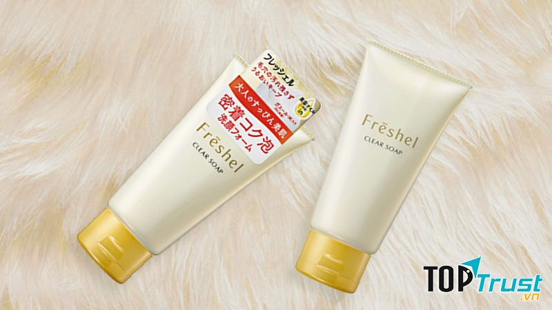Sữa rửa mặt Kanebo Freshel Whitening Clear Soap 130g