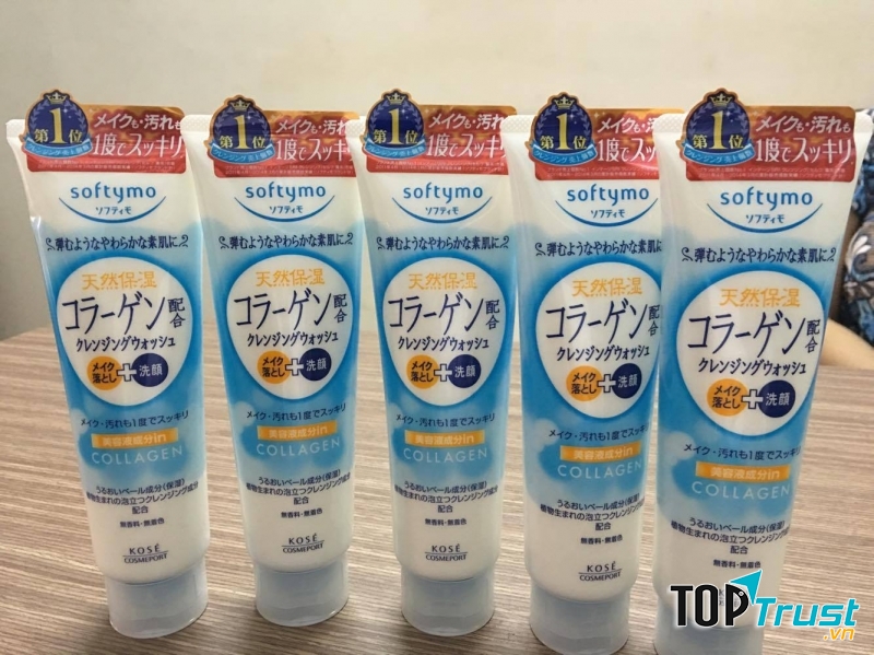 Sữa rửa mặt Kose Softymo Collagen