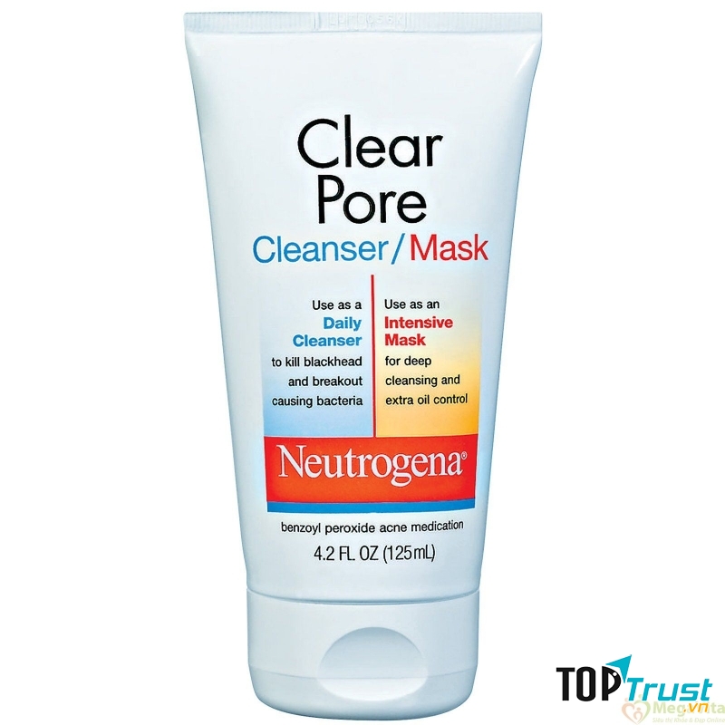 Sữa rửa mặt Neutrogena Clear Pore/ Mask