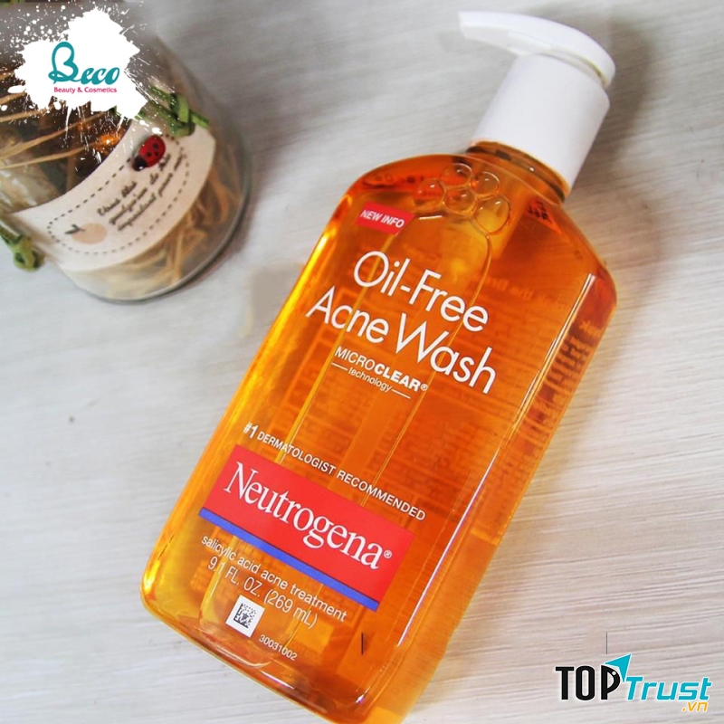 Sữa rửa mặt Neutrogena Oil-Free AcneWash