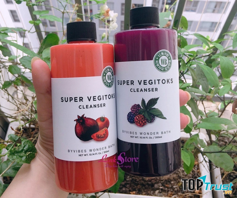 Sữa rửa mặt rau củ Super Vegitoks Cleanser