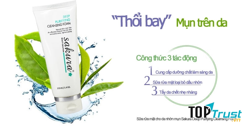 Sakura Deep Purifying Cleansing Foam