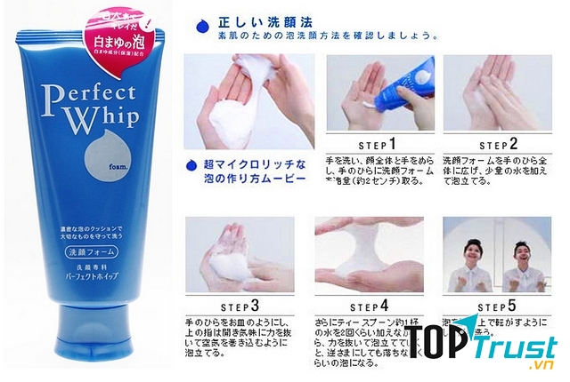 Sữa rửa mặt Shiseido perfect Whip