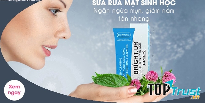 Sữa rửa mặt sinh học ngăn ngừa mụn giảm nám da Cleansing Bright Doctors