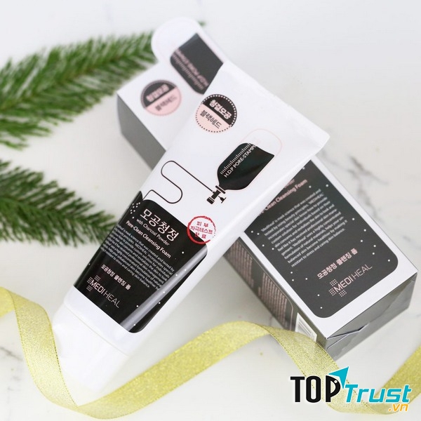 Sữa Rửa Mặt Than Hoạt Tính Mediheal Pore-Clean Charcoal Cleansing Foam