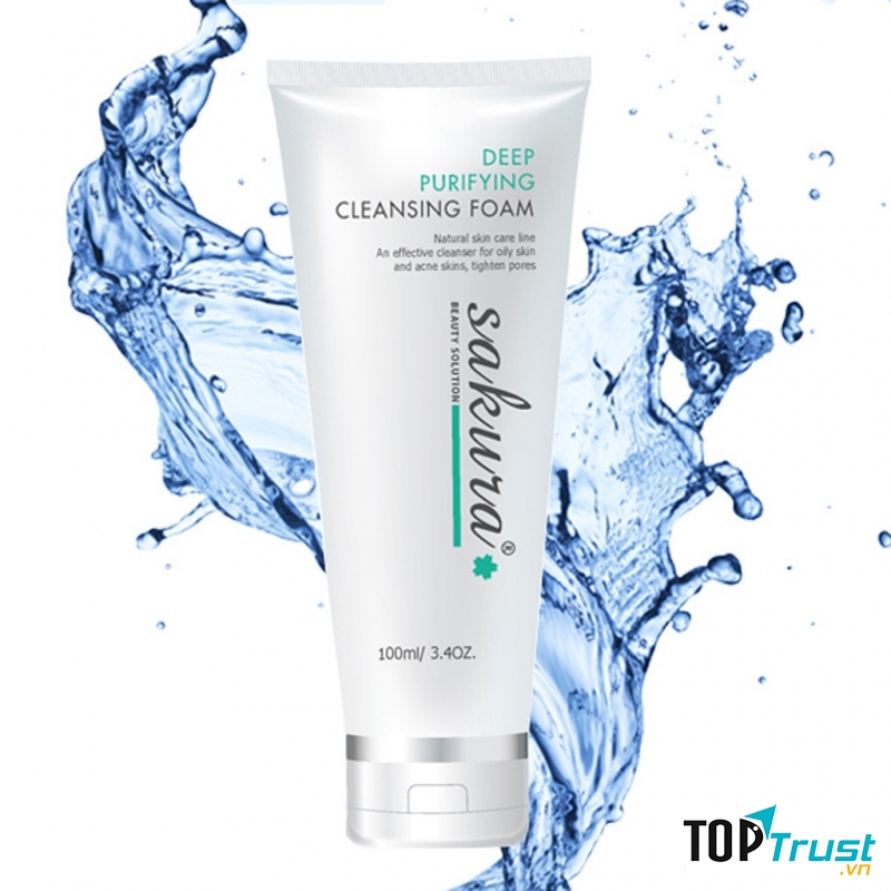 Sakura Deep Purifying Cleansing Foam