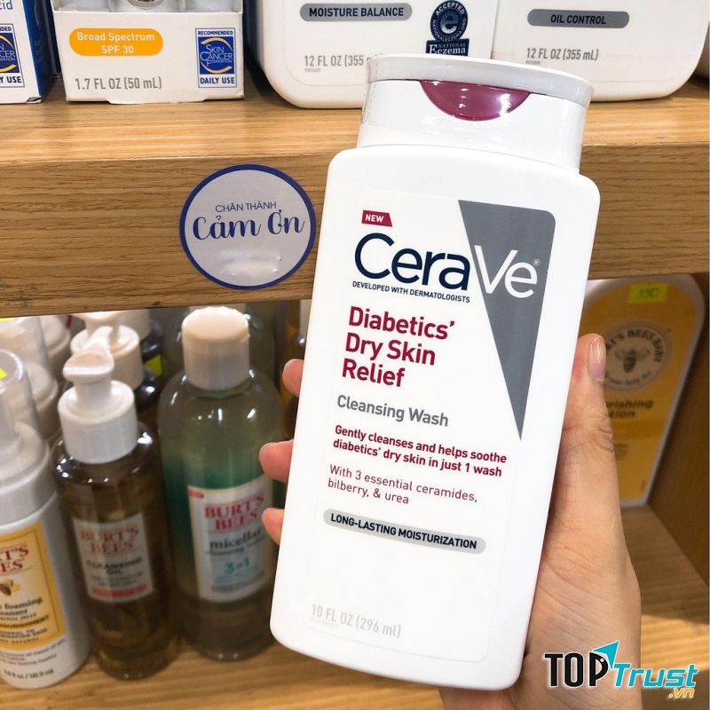 Sữa Tắm CeraVe Diabetics' Dry Skin Relief