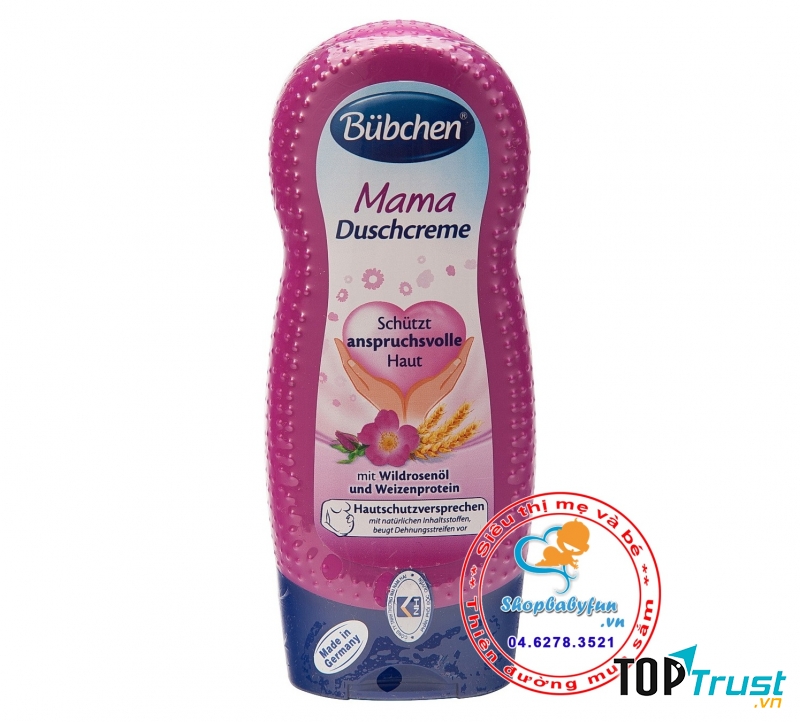 Sữa tắm chăm sóc da bà bầu Bubchen Dusch 230ml
