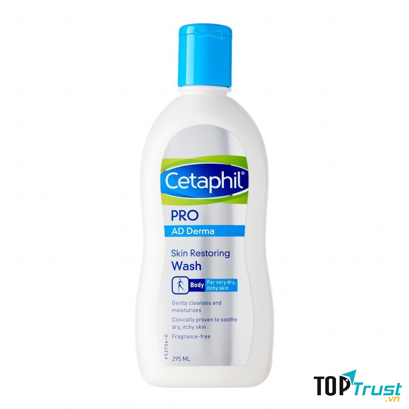 Sữa tắm cho da khô ngứa Cetaphil AD Derma Skin Restoring Wash