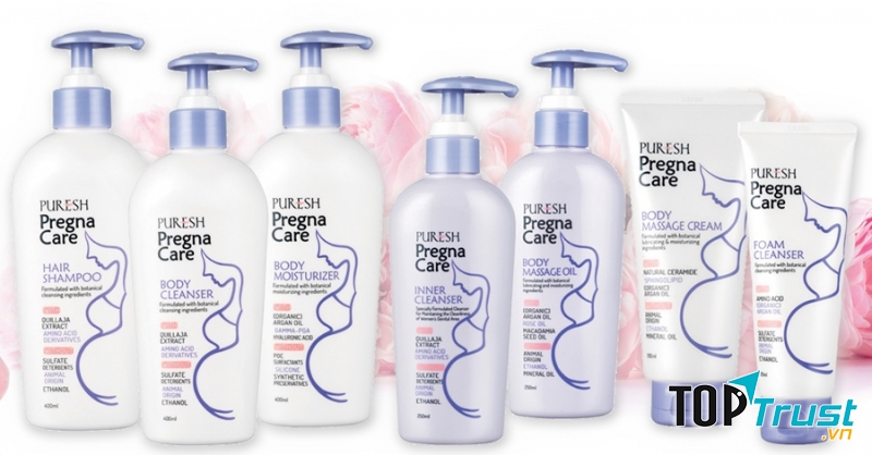 ﻿Puresh Pregna Care Body Cleanser - Sữa tắm toàn thân cho phụ nữ mang thai: