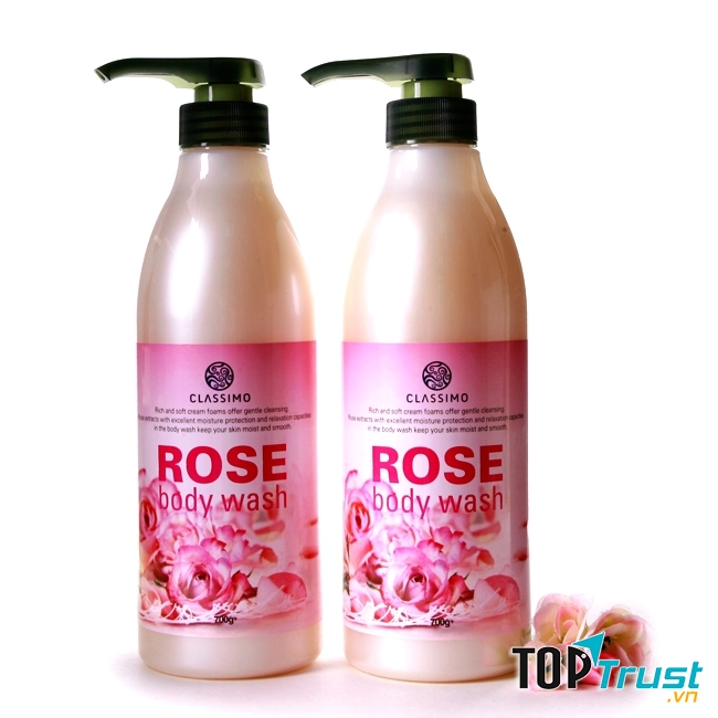 Sữa tắm Hàn Quốc cao cấp tốt nhất hiện nay - Classimo Rose