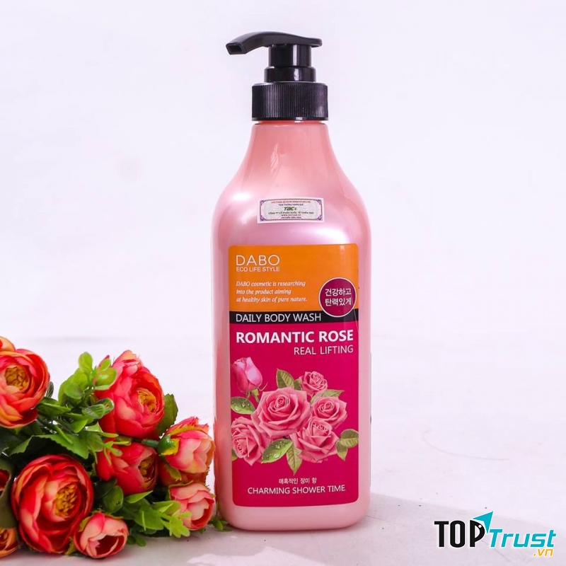 Sữa tắm Hàn Quốc cao cấp tốt nhất hiện nay - Dabo Romantic Rose