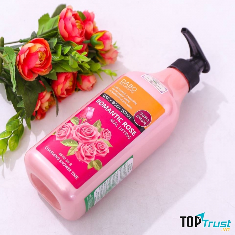 Sữa tắm Hàn Quốc cao cấp tốt nhất hiện nay - Dabo Romantic Rose