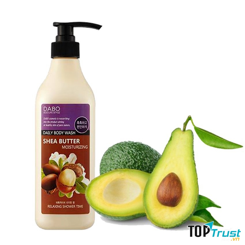 Sữa tắm DABO Tinh chất Quả bơ 750ml