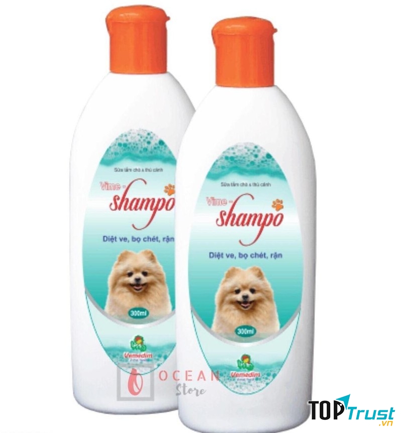 ﻿Sữa Tắm Đặc Trị Ve Rận Bọ Chét Cho Chó Mèo Và Thú Cảnh Vime Shampo