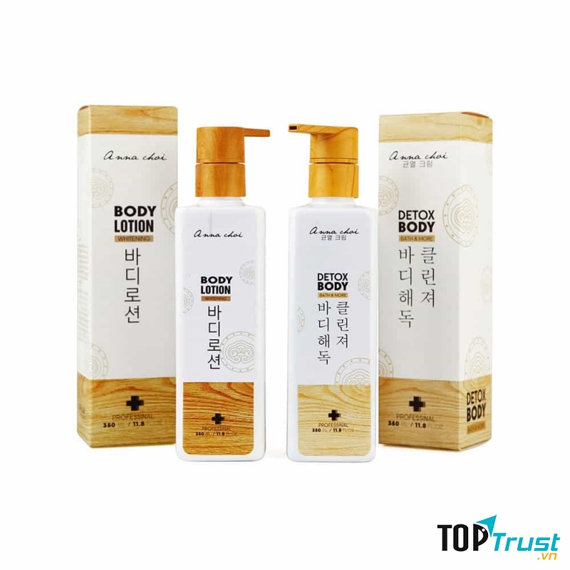 Sữa tắm giải độc làm trắng da Anna Choi Detox Body Bath and More 350ml