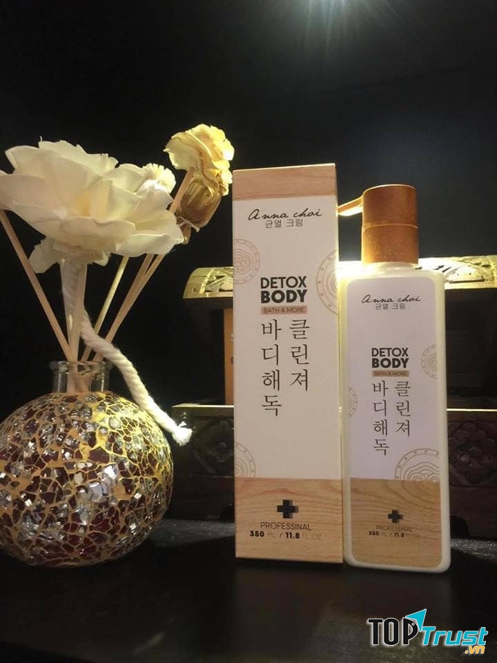 Sữa tắm giải độc làm trắng da Anna Choi Detox Body Bath and More 350ml