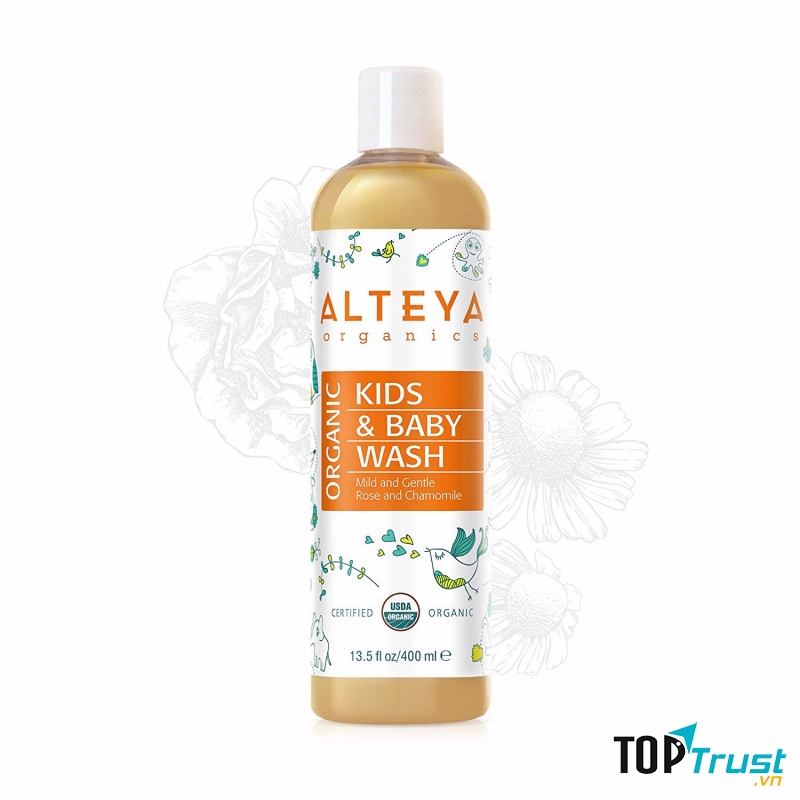 Sữa Tắm Gội Trẻ Em Hữu Cơ Alteya Organics