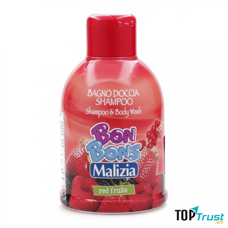 Sữa tắm gội trái cây tổng hợp Malizia BonBons 500ml
