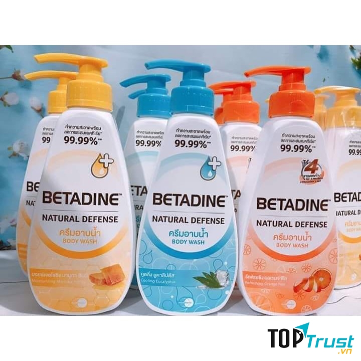 Sữa tắm kháng khuẩn Betadine