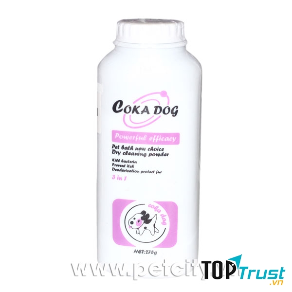 Sữa tắm khô cho chó Coka Dog 275G