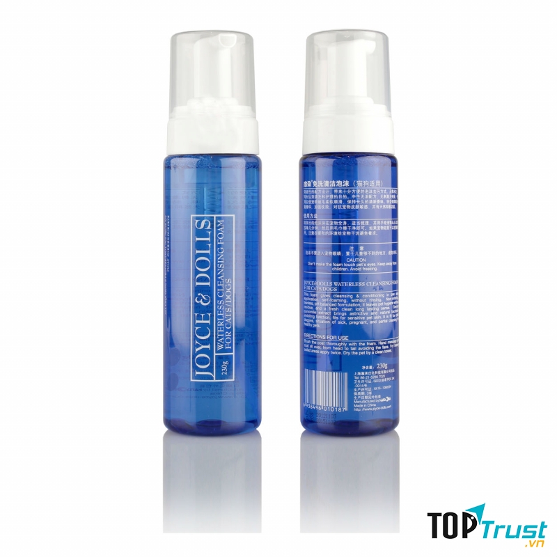 Sữa tắm khô cho chó mèo – Joyce & Dolls Waterless Cleansing Foam