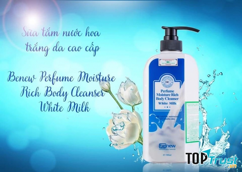 Sữa tắm nước hoa trắng da Hàn Quốc Benew Perfume Body Cleanser