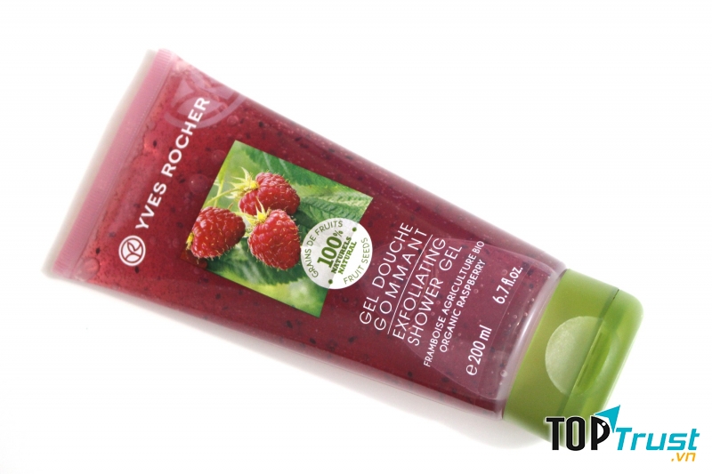 Sữa tắm dạng hạt tẩy tế bào chết hương mâm xôi Yves Rocher BlackBerry Exfoliating Shower Gel