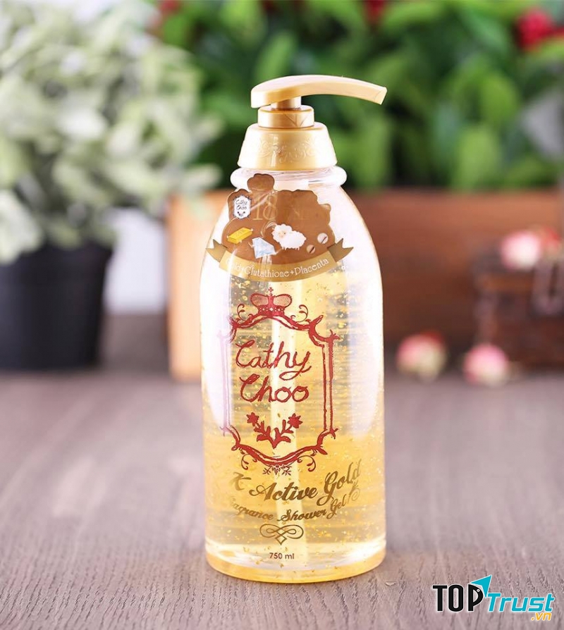 Sữa tắm trắng Cathy Choo 24k Active Gold