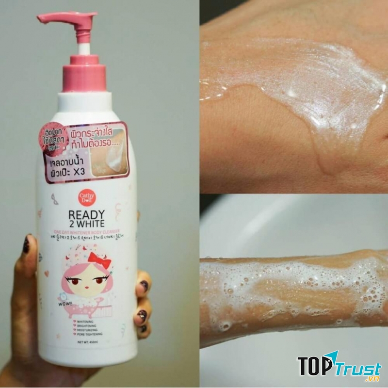 Sữa Tắm Trắng Da Cathy Doll Ready 2 White One Day
