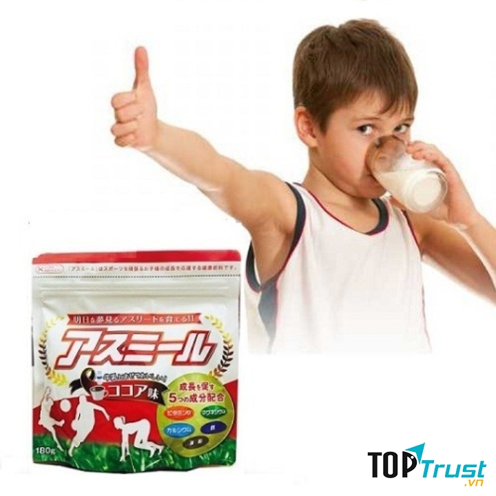 Sữa tăng trưởng chiều cao Asumiru Nhật Bản 3-16 tuổi (vị ca cao)