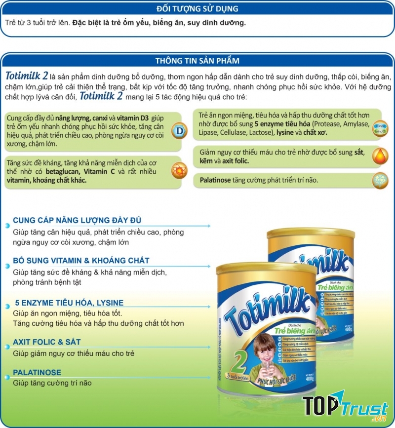 Sữa Totimilk 2