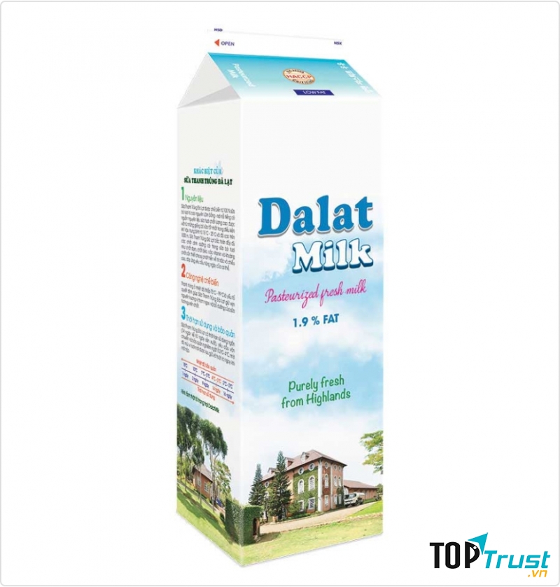 Sữa tươi thanh trùng Dalat Milk