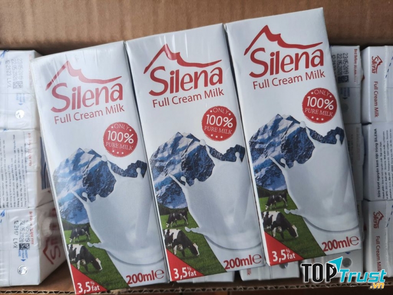 Sữa Tươi Nguyên Kem Silena Pháp