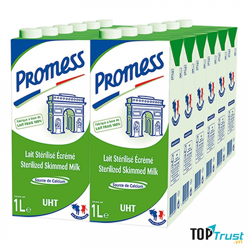 Sữa Tươi Promess Pháp Không Béo