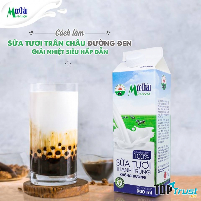 Sữa tươi thanh trùng Mộc Châu Milk